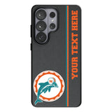 Miami Dolphins 1966-1973 Historic Collection Personalized Sidebard MagSafe Compatible Phone Case for Samsung Galaxy