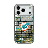 Miami Dolphins Brick Glitter Phone Case for Apple iPhone 17 Series