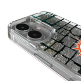 Miami Dolphins Brick Glitter Phone Case for Apple iPhone