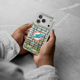Miami Dolphins Brick Glitter Phone Case for Apple iPhone