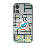 Miami Dolphins Brick Glitter Phone Case for Apple iPhone