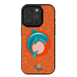 Miami Dolphins Deco Bump Phone Case for Apple iPhone