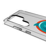 Miami Dolphins Deco Clear Phone Case for Samsung Galaxy