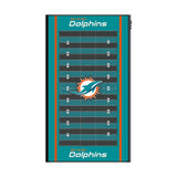 Miami Dolphins Field 5000mAh Flat Powerbank