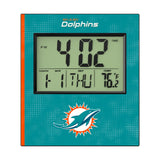 Miami Dolphins Hatch Wall Clock