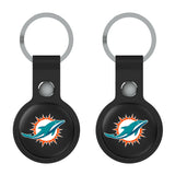 Miami Dolphins Insignia Black Airtag Holder 2-Pack