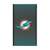Miami Dolphins Linen 5000mAh Flat Powerbank