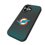 Miami Dolphins Linen Bump Phone Case for Apple iPhone