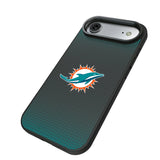 Miami Dolphins Linen Bump Phone Case for Apple iPhone