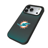 Miami Dolphins Linen Bump Phone Case for Apple iPhone