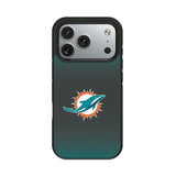 Miami Dolphins Linen Bump Phone Case for Apple iPhone