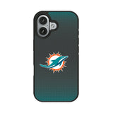 Miami Dolphins Linen Bump Phone Case for Apple iPhone
