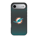 Miami Dolphins Linen Bump Phone Case for Apple iPhone