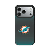 Miami Dolphins Linen Bump Phone Case for Apple iPhone