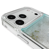 Miami Dolphins Linen Glitter Phone Case for Apple iPhone