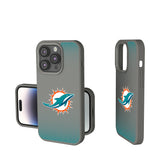 Miami Dolphins Linen Soft Touch Phone Case for Apple iPhone