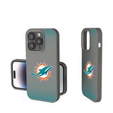 Miami Dolphins Linen Soft Touch Phone Case for Apple iPhone