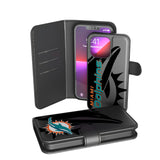 Miami Dolphins Monocolor Tilt Wallet Phone Case for Samsung Galaxy