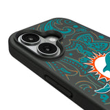 Miami Dolphins Paisley Bump Phone Case for Apple iPhone
