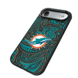 Miami Dolphins Paisley Bump Phone Case for Apple iPhone