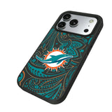 Miami Dolphins Paisley Bump Phone Case for Apple iPhone
