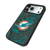 Miami Dolphins Paisley Bump Phone Case for Apple iPhone