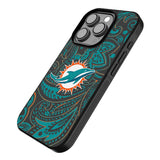 Miami Dolphins Paisley Bump Phone Case for Apple iPhone