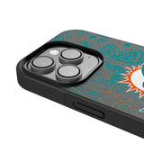 Miami Dolphins Paisley Bump Phone Case for Apple iPhone