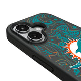 Miami Dolphins Paisley Bump Phone Case for Apple iPhone