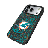 Miami Dolphins Paisley Bump Phone Case for Apple iPhone