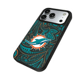 Miami Dolphins Paisley MagSafe Compatible Phone Case for Apple iPhone