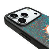 Miami Dolphins Paisley MagSafe Compatible Phone Case for Apple iPhone