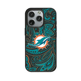 Miami Dolphins Paisley MagSafe Compatible Phone Case for Apple iPhone