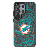 Miami Dolphins Paisley MagSafe Compatible Phone Case for Samsung Galaxy 26 Series