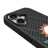 Miami Dolphins Personalized EndZone Plus Bump Phone Case for Apple iPhone