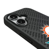 Miami Dolphins Personalized EndZone Plus Bump Phone Case for Apple iPhone