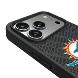 Miami Dolphins Personalized EndZone Plus Bump Phone Case for Apple iPhone