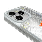 Miami Dolphins Personalized EndZone Plus Glitter Phone Case for Apple iPhone