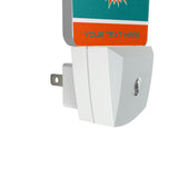 Miami Dolphins Personalized Endzone Solid Night Light 2-Pack