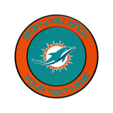 Miami Dolphins Personalized Endzone Solid PopSockets Magnetic Phone Grip and Stand