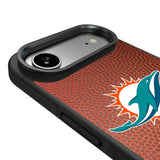 Miami Dolphins Personalized Football Bump Phone Case for Apple iPhone