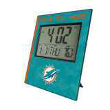 Miami Dolphins Personalized Hatch Wall Clock