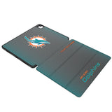 Miami Dolphins Personalized Linen Tablet Case for Apple iPad