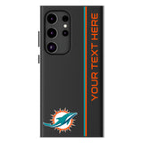 Miami Dolphins Personalized Sidebard MagSafe Compatible Phone Case for Samsung Galaxy