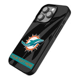 Miami Dolphins Personalized Tilt Bump Phone Case for Apple iPhone