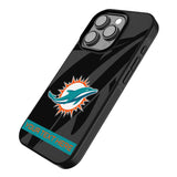 Miami Dolphins Personalized Tilt Bump Phone Case for Apple iPhone