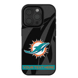 Miami Dolphins Personalized Tilt Bump Phone Case for Apple iPhone