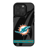 Miami Dolphins Personalized Tilt Bump Phone Case for Apple iPhone