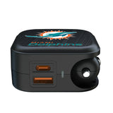 Miami Dolphins Text Backdrop 2 in 1 USB A/C Charger