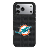 Miami Dolphins Text Backdrop Bump Phone Case for Apple iPhone